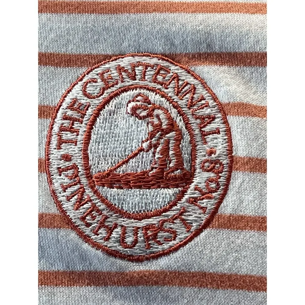 Polo Golf Ralph Lauren XXL Pima Cotton Orange Stripe Centennial Club Polo